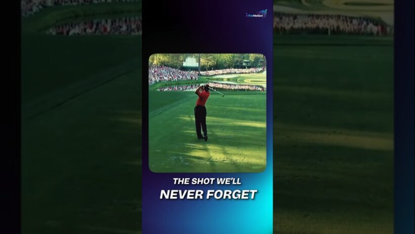 The Most Impossible Shot in Golf History 😲 Tiger Woods 2005 Masters Chip-In