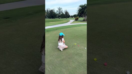 Golf Girl Golf Small Golfer… Big Putting Skills ! #golfgirl #golfshorts