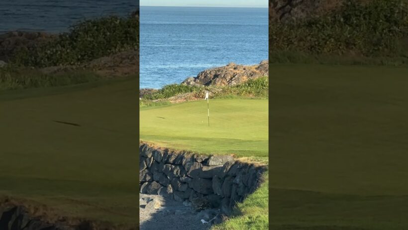 Scenic golf on the ocean. #TeamTaylorMade