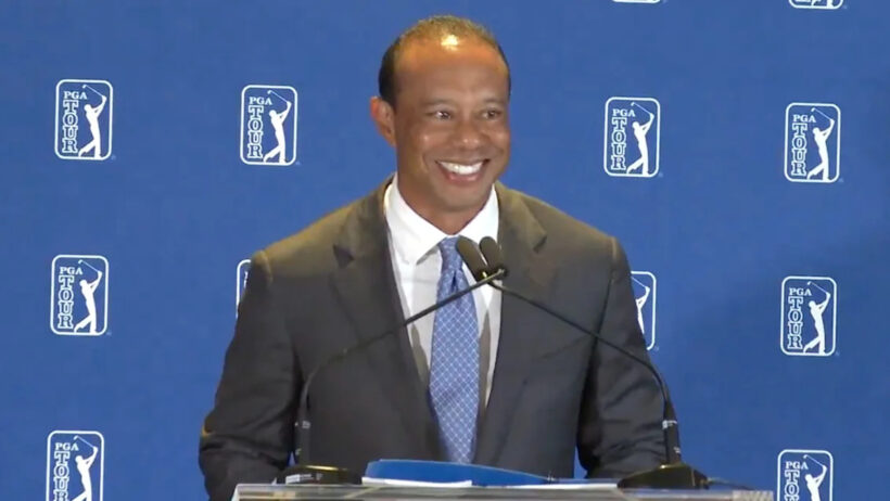 Tiger Woods makes first appearance since rehab stint to introduce sweeping PGA Tour changes