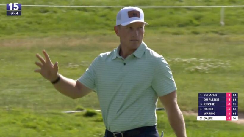 YouTube golf creator Brad Dalke impressses at BMW International Open