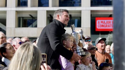 Auckland crowds pack Takutai Square for Ryan Fox Open tribute