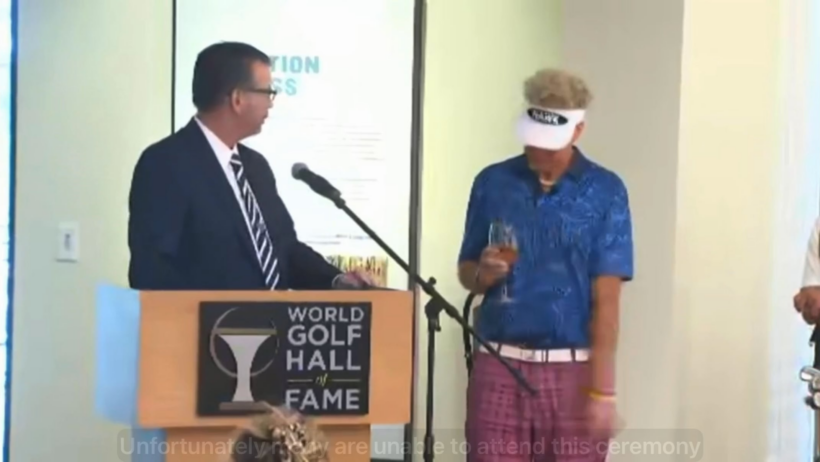 Will Ferrell accidently throwing up during The Hawk Pinehurst event