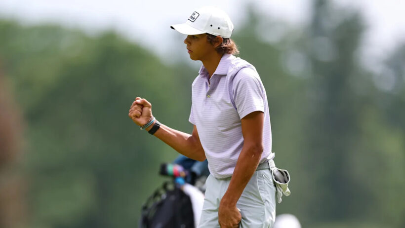 Charlie Woods gets into 14-for-2 playoff for final match-play berths at U.S. Junior