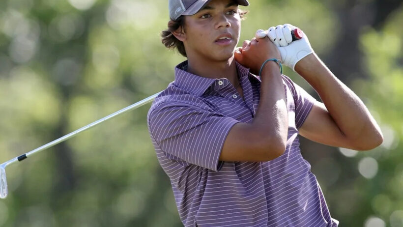 Tiger's son Charlie Woods calls out fan for snapping photo mid‑swing