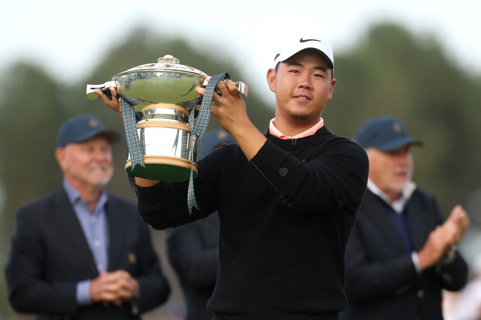 Tom Kim was in fabulous form to win the Scottish Open