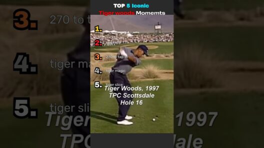Tiger Woods' Top 5 Most Iconic Golf Shots Ever 🐅⛳ #shorts