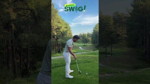 Un par 3 en descente sur le Golf de Belle Dune à gérer les amis #golf #golftok #golfswing #g #Shorts