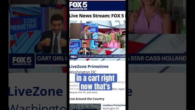 On the news #cartgirl #golf #golfgirls #golflife #golfcart #golfing #news #bevcart #golfer #cool