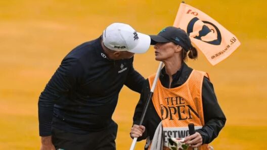 Lee Westwood opens up about having his wife caddying for him at The Open