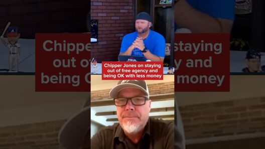 Why Chipper Jones never tested free agency. He stayed loyal to the Braves for 19 years #mlb #atlanta