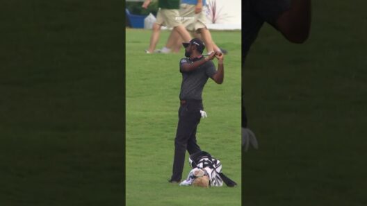 A 116-yard drive for Sahith after bouncing off of a tree wide left… relatable