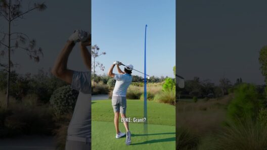 Every golfer deserves a Luke Clanton-worthy hype man.