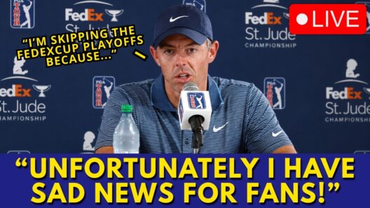 🚨 OMG! URGENT! RORY MCILROY JUST ANNOUNCED HE COULD WITHDRAW FROM THE FEDEXCUP PLAYOFFS!