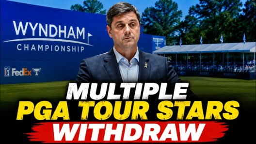 "PGA Tour CHAOS! Multiple Stars Suddenly Withdraw Before Wyndham Championship"