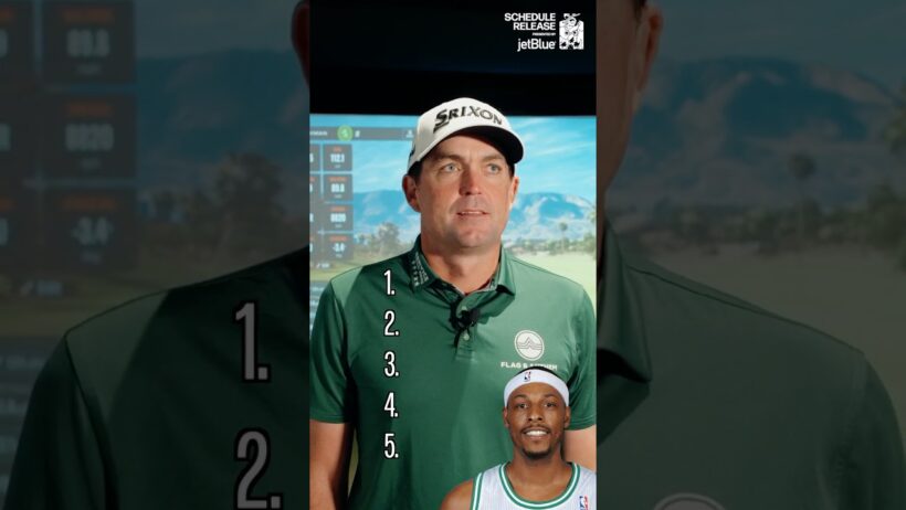 Keegan Bradley blind ranks his Top 5 #Celtics ☘️