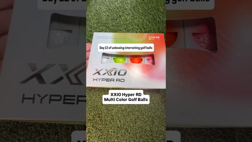 XXIO Hyper RD Multi Color Golf Balls
