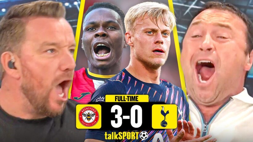 "GET ME OFF-AIR!" Jamie O'Hara HEAD LOSS as Spurs are THRASHED by Brentford 3-0!