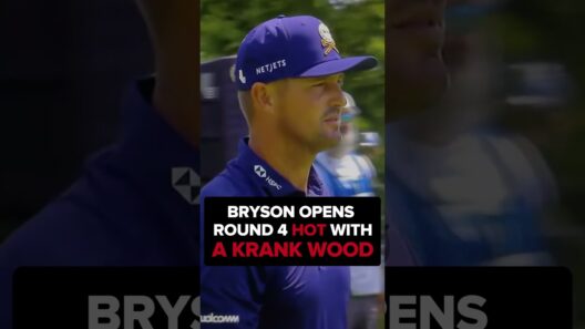 Bryson’s opening shot of Round 4: 177 mph and 270 yards with the Krank Formula FIRE Fairway Wood