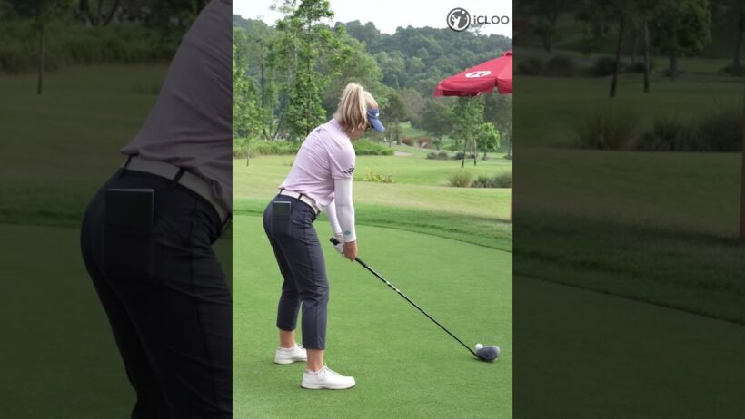 "What an insane swing - Brooke Henderson
