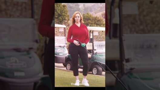 Subtle atmosphere between them 💖 Christiana Hendricks golf #golf #hendrick #movie #clips #new