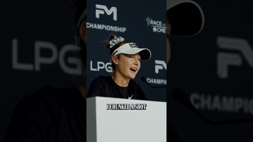 “Everyone has bad days. We all hit bad shots.” Nelly Korda offers advice to young kids