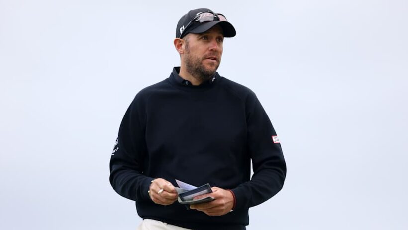 Matthew Southgate holds halfway Nexo Championship lead at windy Trump International Golf Links