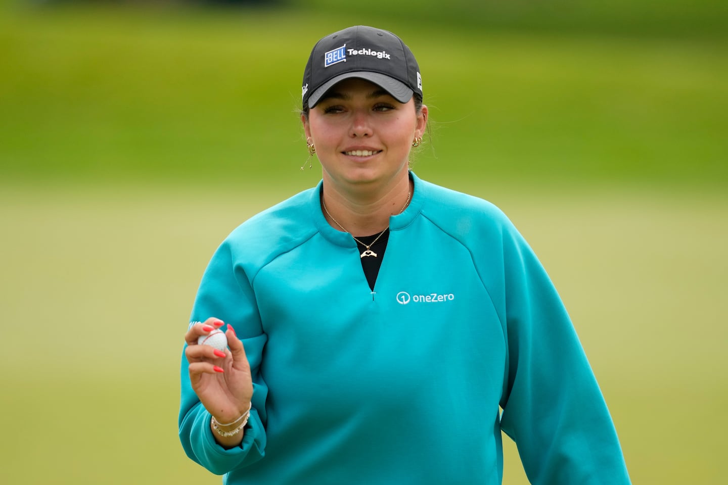 Financial company oneZero and IT services group Bell Techlogix are two of Alexa Pano's sponsors, helping support the Westborough golfer on the LPGA Tour this year.