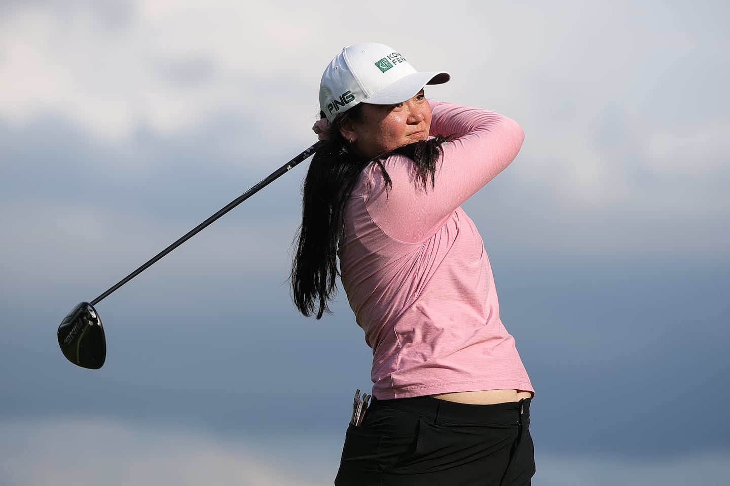 Allisen Corpuz carded a round of 5-under 67 in the second round of the FM Championship on Friday.