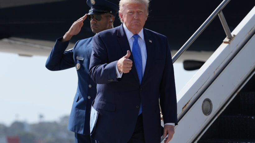 President Trump treks to Rancho Palos Verdes golf club – Daily Breeze