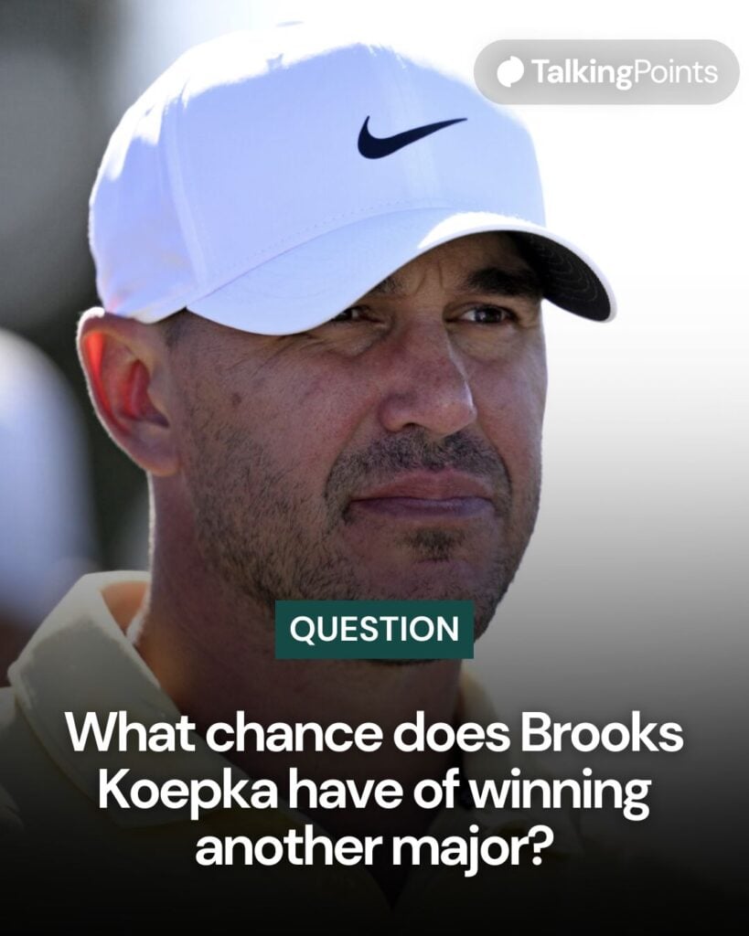 Brooks Koepka question graphic