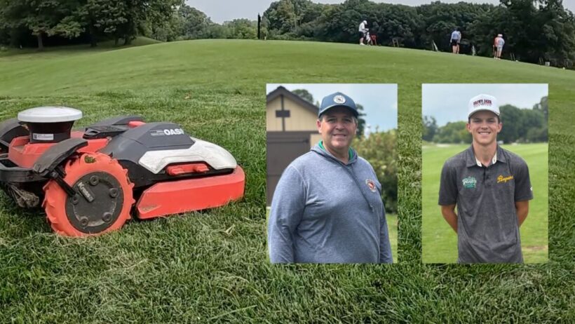 Robot mowers roll out on Milwaukee golf courses