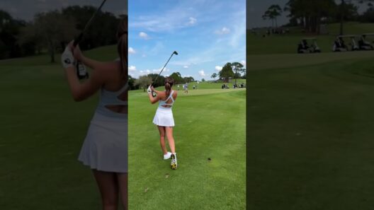 Caught on a phone at exactly the right moment  📱⛳ #golf #shorts #plottwist