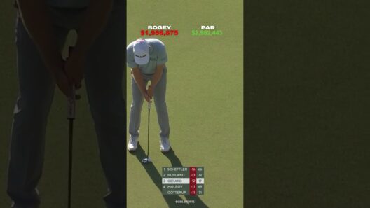 Ryan Gerard nearly doubled his payout by sinking this putt on 18 🤯 #shorts #golf #pgatour