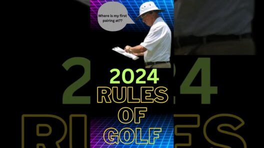 2024 RULES OF GOLF:  TEE TIMES. #rulesofgolf