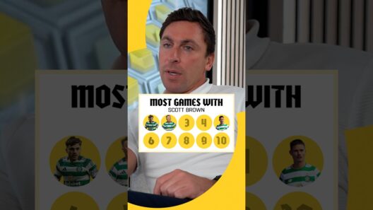 Who did Scott Brown play with the most in his career?  #scotland #football #Celtic