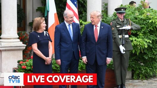 Trump in Ireland LIVE: President Trump Delivers Remarks To diplomatic Personnel in Ireland | N18G
