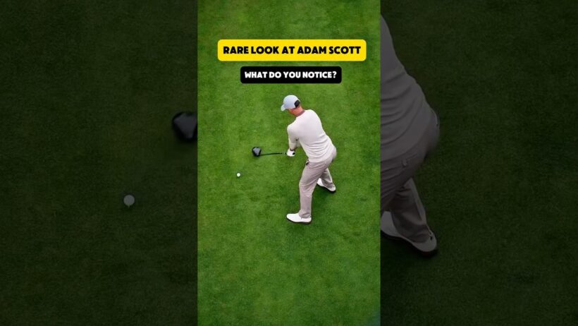 Adam Scott’s Swing From a Completely Different Angle #adamscott #golf #golfswing
