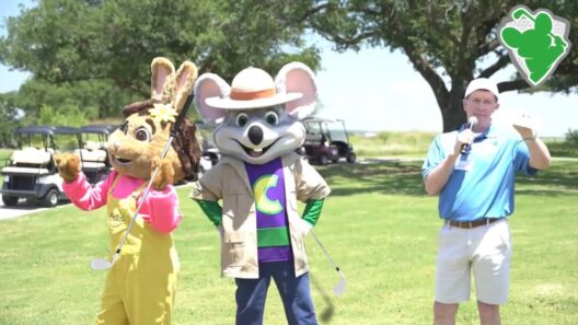 Chuck E Cheese Goes Golfing with Bella Bunny (CEC Charity Golf Tournament 26’)