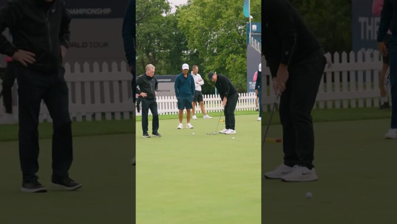 Rory McIlroy Putting Practice