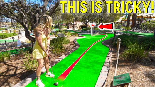 This Fun Park Mini Golf Course is TRICKY!