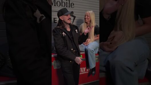 Dominik Mysterio & Liv Morgan are in good spirits heading into the #WrestleMania Kickoff!
