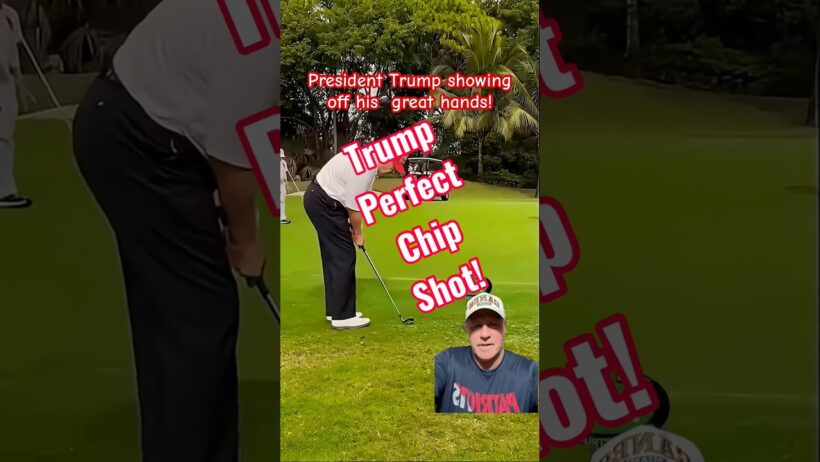 You can learn from Donald Trumps short game technique!