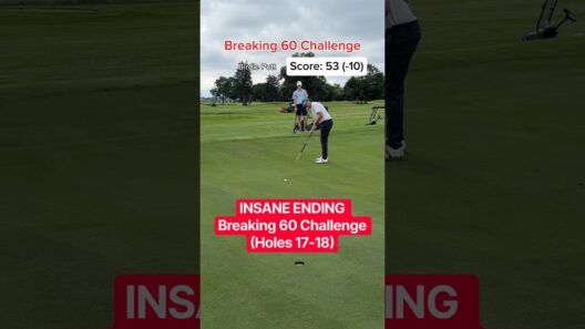 INSANE ENDING! Breaking 60 Challenge Using Caliber Golf Putters (Holes 17-18)