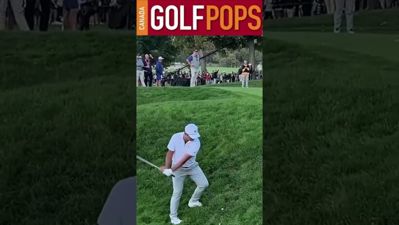 Spectacular flop shot ⛳ Kim Si-woo (INT Team)