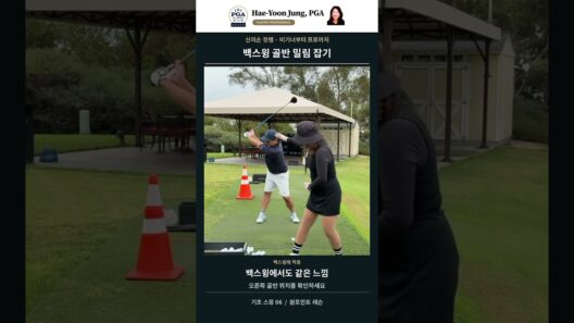 [PGA MASTER 정쌤골프]원포인트 레슨! 골반 움직임에 신경쓰세요.! #pgamaster #아름다운골프장 #golfswing