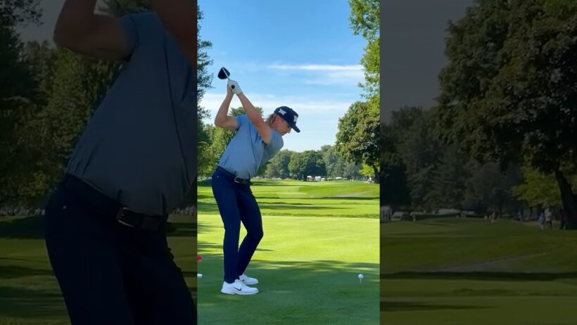Jake Knapp Golf Swing (Full Speed & Slow Motion)