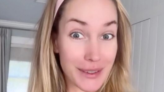 Paige Spiranac bursts out of bra as she sends fans message in eye-popping video