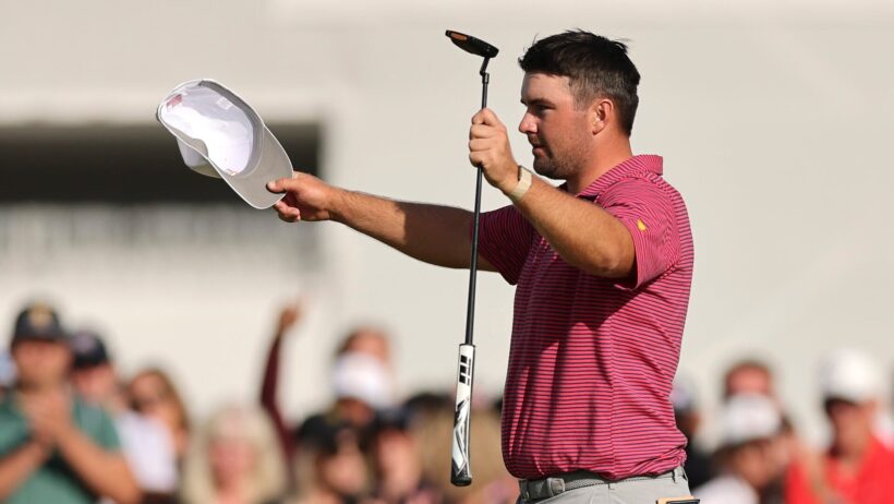 Chris Gotterup picks if he's more nervous when trying to win on the PGA Tour or the Presidents Cup