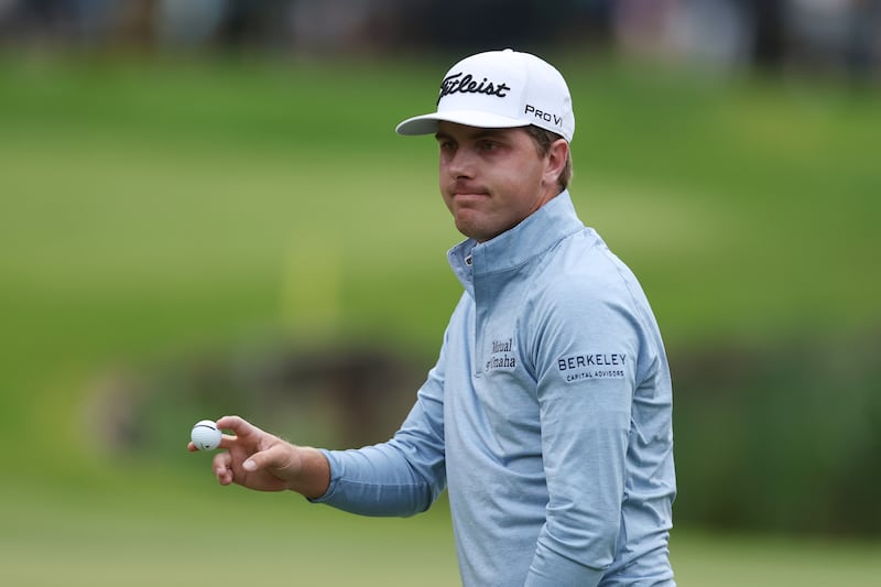 Ryan Gerard will take a two-shot lead into the weekend. Photograph: Richard Heathcote/Getty Images